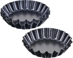 Orion fémből készült tartelette-formák 9 cm - 6 db