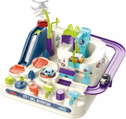 Woopie interaktív autós akadálypálya készlet Városi járművek