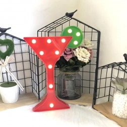 Dekoratív LED borlámpa