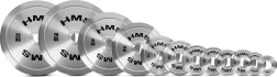 HMS olimpiai acél tárcsa 0,25 kg