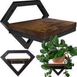 Fali függőpolc RUHHY loft stílusban