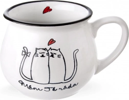 Kerámia bögre macskákkal 300 ml