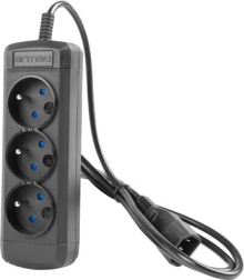 Hosszabbító Armac ARColor3 0.6M UPS 3X 230V IEC fekete