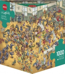 1500 darabos puzzle – Falusi piac