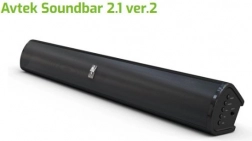 Soundbar 2.1 AVTEK 2-es verzió bass-reflexszel
