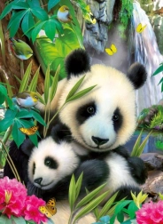 Ravensburger puzzle Lovely Panda 300 darab