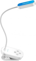 Glocusent Mini vezeték nélküli lámpa klippel fehér