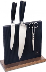 Kétoldalas mágneses késállvány Black 24 × 24 cm