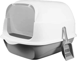 Fedett macskaalom felhajtható felső résszel és lapáttal