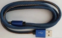 USB 8 pin kábel prémium farmer borítással 1 m