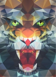 Puzzle Poligonális Oroszlán 500 Darab Ravensburger