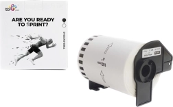 tb print etikettek brother nyomtatókhoz, fekete-fehér, 102 mm x 30,48 m (dk-22243 csere tekercs)