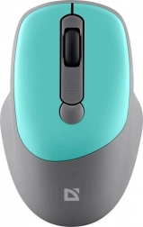 Vezeték nélküli egér silent click Defender Feam MM-296 RF 1600 DPI – Mentazöld