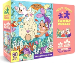 Családi puzzle Purrmaid Paradise 60 darab – Chronicle Books