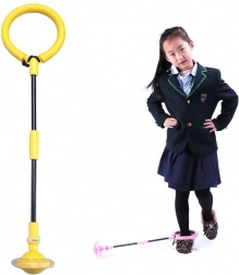 Összecsukható ugrálókötél / lábkarika - sárga