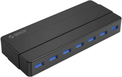 ORICO USB hub 7× USB 3.0, fekete