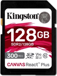 Kingston Canvas React Plus SD memória kártya 128GB