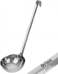 Acél merőkanál 160 ml, 34 cm