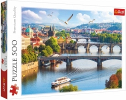 Bűvös Puzzle 500 darabból Prága Trefl