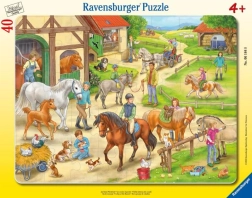 Ravensburger Lovas Farm Puzzle 40 darabos
