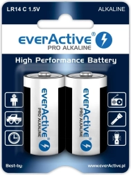 Alkáli elemek C (LR14) everActive, bliszter 2 db