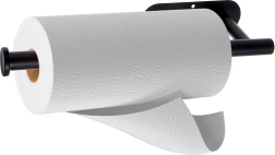 RADKA fali papírtörlő-tartó, fém, fekete