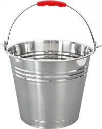 Rozsdamentes vödör 12 l kényelmes fogantyúval