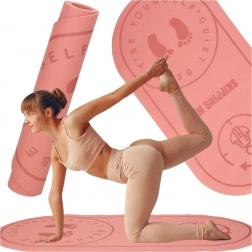 Rózsaszín edző- és ugráló szőnyeg