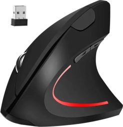 Ergonomikus vertikális vezeték nélküli egér IZOXIS
