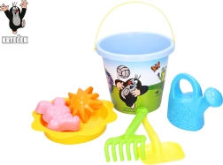 Homokozó szett Vakond nagy 3,5 l kék