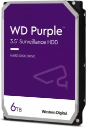 WD Purple 6TB 3,5" merevlemez, 256 MB, 5400 ford/perc, WD64PURZ