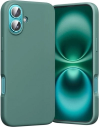 Vention szilikon tok iPhone 16 Plushoz MagSafe-fel, zöld