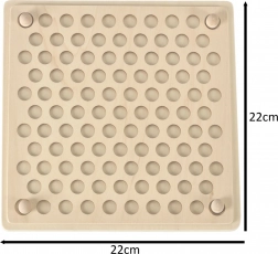 Fa oktatási építőkészlet Mozaika Montessori, 77 részes