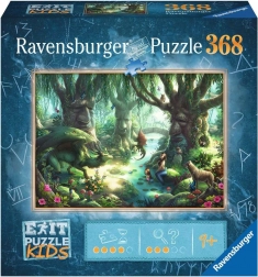Ravensburger Exit Kids puzzle: varázserdő, 368 darab