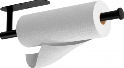 Fali papírtörlő-tartó rozsdamentes acélból, fekete