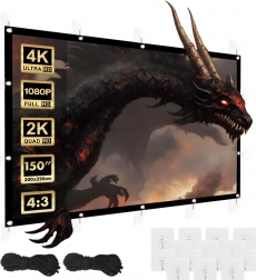 Maclean vetítővászon 150" 300x220 cm 4:3