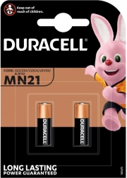 Duracell MN21 alkáli elemek bliszterben 2 db