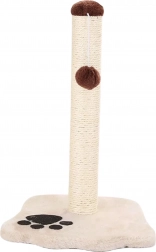 Macskakaparó szizáloszlopokkal és függő plüsslabdával