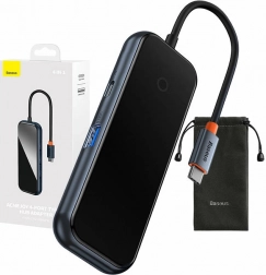 Baseus Hub USB-C 4x USB 3.0 sötétszürke