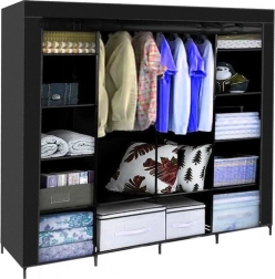 Textil szekrény XXL 170x170 cm Ruhhy