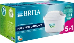 Cserélhető BRITA Maxtra Pro Pure Performance szűrőbetét 5+1 db