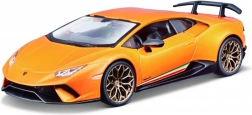 BBURAGO 1:24 LAMBORGHINI Huracán Performante fém modell narancssárga