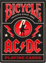 Bicycle játékkártyák AC/DC által inspirálva