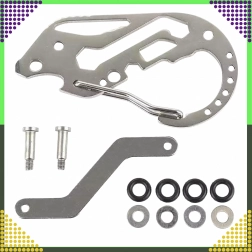 Multifunkciós kulcskarabiner – zseb-multiszerszám rozsdamentes acélból