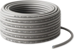 UTP Cat6 hálózati kábel 25 m – réz, 1 Gb/s, szürke