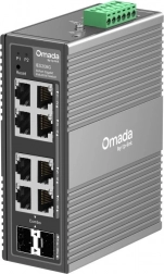 OMADA IES208G ipari gigabites switch, 8 port