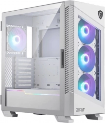 MSI MPG Velox 100R White számítógépház edzett üveggel