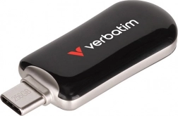 USB‑C pendrive VERBATIM Plectra 128 GB (100 MB/s) fekete