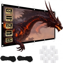 150 hüvelykes vetítővászon