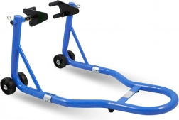 Első motorkerékpár-emelő acél, kék, 250 kg, állítható